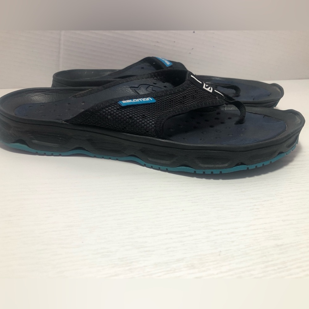 Salomon RX Break Sandals Flip Flops Black Men Size 11.5